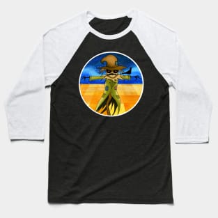 Spooky Scarecrow Baseball T-Shirt
